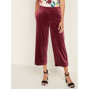 Old Navy Velvet Bottoms - Burgundy